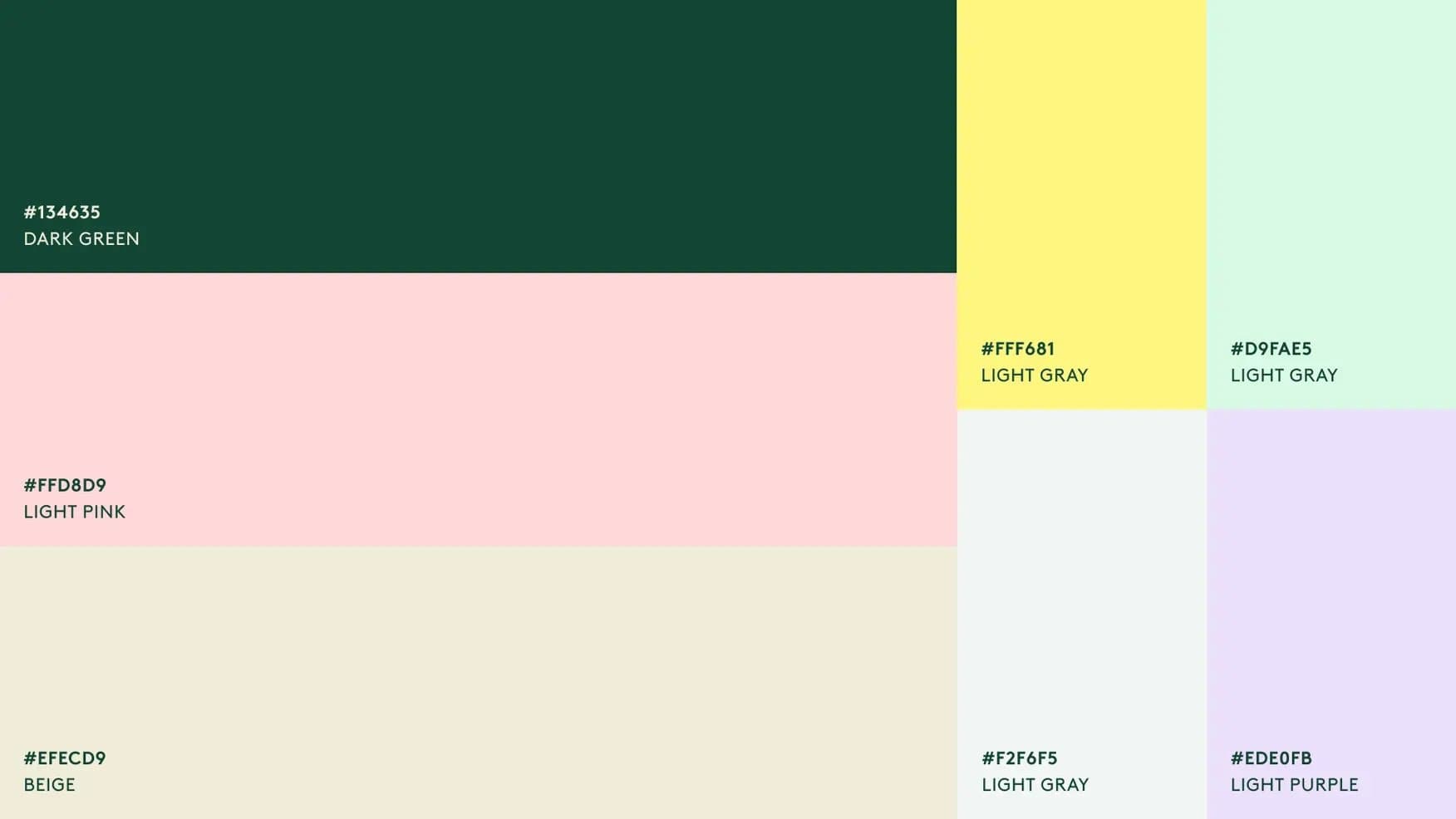 Colour palette, Lisepedia