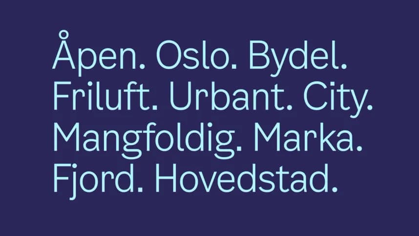 Oslo font